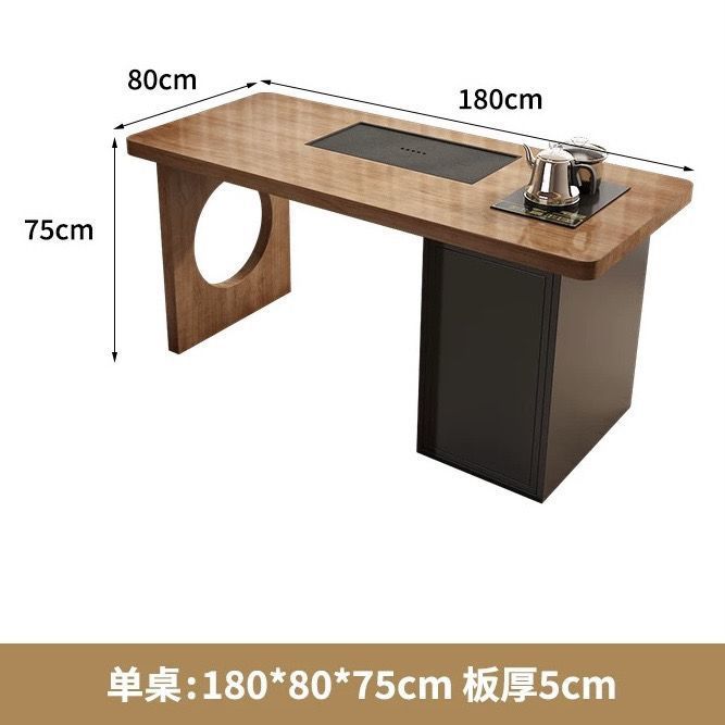 Popular imported pine wood single table: 180*80*75*5