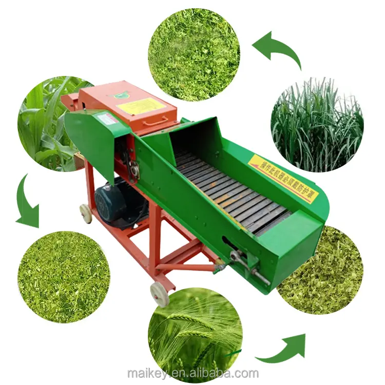 Landwirtschaft liche Verwendung Silage Futter Chopper Tiere Futter Futter Schneiden Spreu Cutter Maschine Maschine Gras Chopper In Indien