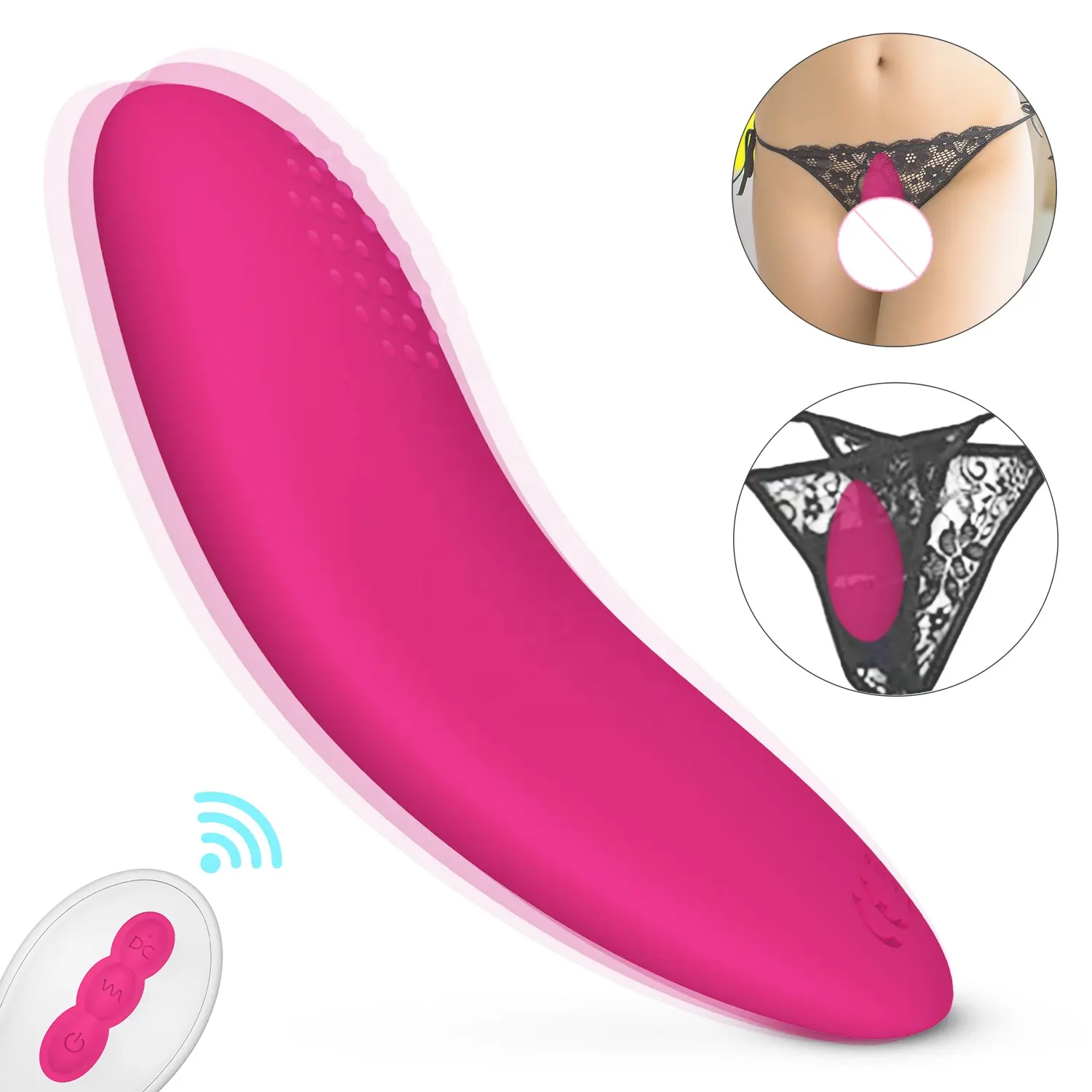 Silicone Invisible Clitoral Stimulator Tongue Sex Women Toys G spot Clitoris Vibrator Massage for Lesbian