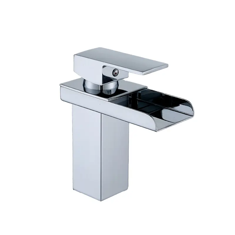 Robinet mitigeur de lavabo à levier unique robinet de salle de bain en laiton de haute qualité