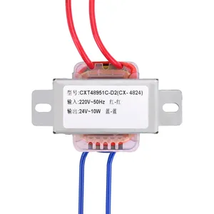 10W trasformatore di potenza ingresso AC 220V 50HZ di uscita AC 24V tensione 2-filo di uscita AC potenza piccolo trasformatore