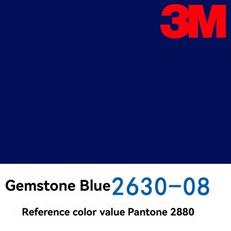 Vinyle auto-adhésif 3M Bleu Gemme 1030-07