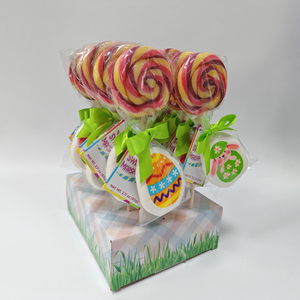 Kẹo dẻo kết cấu cứng với trang trí làm đầy hấp dẫn kẹo mút hương vị trái cây ngon - Product Image 5