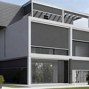 Hiện đại điện Con lăn Rèm tre thông minh có thể điều chỉnh phân vùng dù để che nắng Windproof rèm cửa chớp màn UV/Heat-proof - Product Image 6