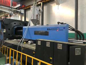 Gran cubo de basura de plástico que hace la máquina de Haití 4000ton de segunda mano máquina de moldeo por inyección