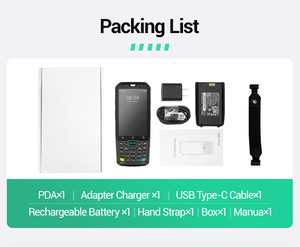 Android PDA Data Collector Terminal 2D Escáner de código de barras Mindeo M40 IP68 4 pulgadas 4G LTE Handhelds WiFi NFC para logística