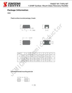 1n4001 M1 1n4002 <span class=keywords><strong>M2</strong></span> 1n4003 M3 1n4004 M4 1n4005 M5 1n4006 M6 1n4007 M7 DO-214AC 1A <span class=keywords><strong>Diode</strong></span> CHỈNH LƯU chung 2000 cái/cuộn - Product Image 5