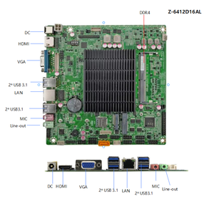 Nuovo tipo di memoria DDR3 interfaccia del disco rigido del Desktop industriale Quad-Core di bordo Intel J6412 DDR4 Quad-Core - Product Image 3
