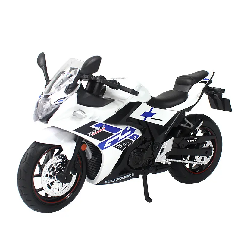 1:12 Suzuki GSX-250R modello di motocicletta da corsa in lega modello di motocicletta sportiva da strada modello di simulazione di giocattoli per bambini regalo