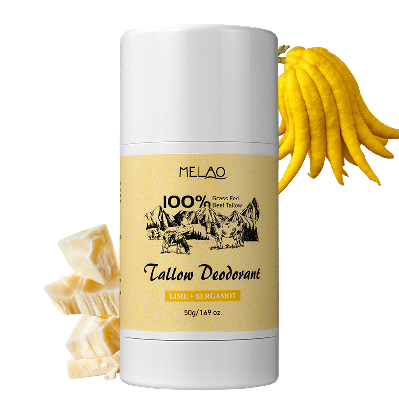 Bâton déodorant au suif 50 g (citron vert + bergamote)