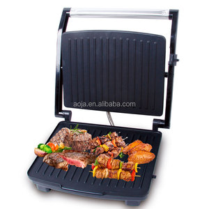 AOJA华夫饼机110V 220V自动烧烤电压接触烤架帕尼尼烤架家用不粘三明治机 - Product Image 1