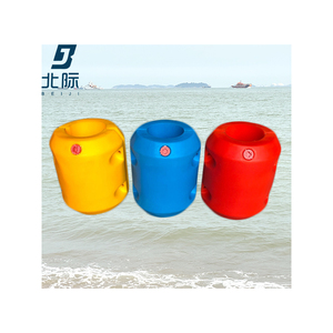 Boya de tubería de plástico duradera de fábrica de 400*500MM, barrera flotante LLDPE, flotadores de tubería de dragado flotante - Product Image 1