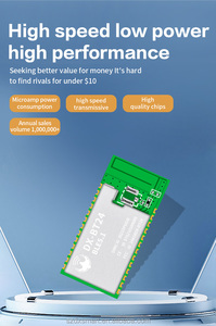 BT24 SMT Module BLE5.1 Support Scan QR Code to Connect Transceiver Serial Communication Bluetooth Module for <strong>Arduino</strong>/Android/iOS