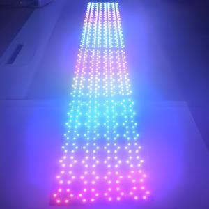 RGBIC indirizzabile singolarmente LED Light Sheet programmabile digitale LED pannello fogli per paesaggio pietra luminosa retroilluminazione nuovo