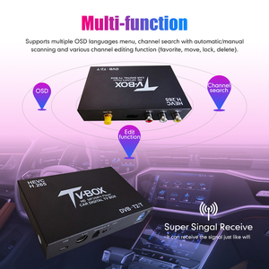 Çok PLP araba DVB T2 dijital TV alıcısı otomobil <span class=keywords><strong>DTV</strong></span> gelişmiş resepsiyon görüntüleme deneyimi için 4 Tuner anten Set-Top Box - Product Image 6