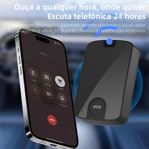 Rastreador GPS de imán fuerte AD59 portátil 5000mAh 4G con botón de emergencia SOS y función de conversación bidireccional para coche - Product Image 5