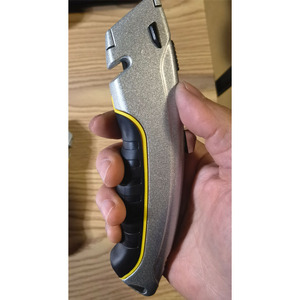 Heavy <strong>Duty</strong> Utility Knife,alloy Handle and Rubber Carpet <strong>Cutter</strong>,safety <strong>Cutter</strong> Knife Three Level 5pcs Spare Blades in Storage - Product Image 3