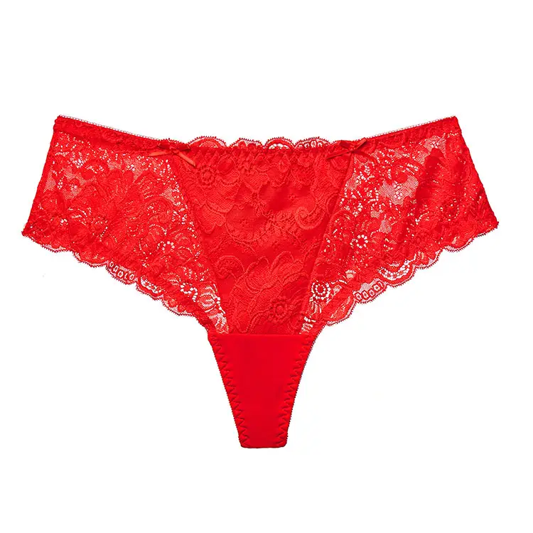 Intimo Sexy perizoma in pizzo Extra Large per donne grasse intimo perizoma maturo per adulti traspirante a metà altezza