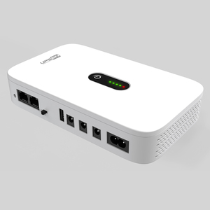 Mini DC UPS 12V batería recargable fuente de alimentación de respaldo batería de litio para 19V LCD portátil módem enrutador ADSL 100W UPS - Product Image 4