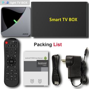 4K解像度、高解像度ビデオ、WiFi接続をサポートする2025年の高品質A95XクアッドコアTVボックス - Product Image 5