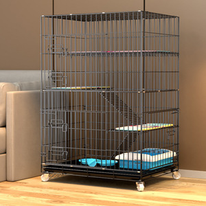 Atacado Removível Multi Funcional Gato Gaiolas Multi-camada Metal Wire Cat Casa