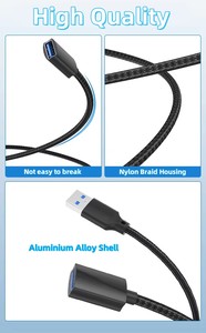 USB延长线，高速usb 3.0 a型公对母快速数据传输兼容USB键盘，鼠标，闪存驱动器 - Product Image 4