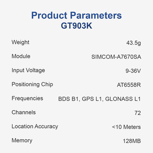 Order Tracking Localizador High Quality 4G 2G Wired Vehicle Tracking Device <strong>GPRS</strong> <strong>GPS</strong> for Asset and Fleet Management - Product Image 6