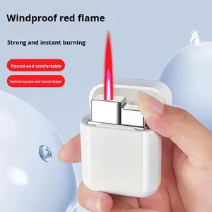 سماعات أذن لاسلكية إبداعية عالية الجودة تصميم عصري مقاوم للرياح مع عنصر هدايا شائع ولاعة - Product Image 2