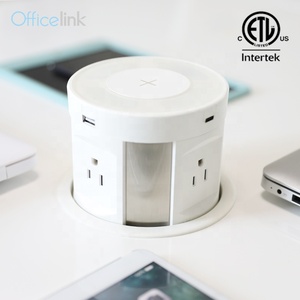 Retractable <strong>Socket</strong> <strong>with</strong> USB C Charger and Wireless Charger and US <strong>Socket</strong> - Product Image 2