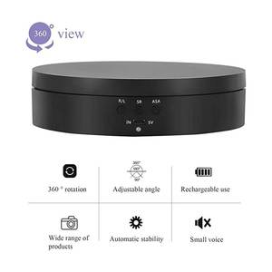 Portatile elettrico auto-motorizzato giradischi espositore di 360 gradi di rotazione di piccole dimensioni USB potenza per le riprese fotografiche - Product Image 4