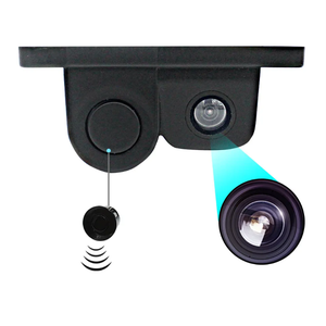 Alta calidad 2 en 1 Asistencia inversa coche marcha atrás ayuda cámara de vídeo Sensor de Control de distancia de estacionamiento impermeable DC 12V Universal - Product Image 4