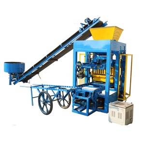 Máquina de procesamiento de bloques de enclavamiento automático, QTJ4-24 de línea de procesamiento de ladrillos de cemento hueco - Product Image 1
