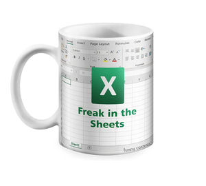 DD1052 komik seramik elektronik tablo bardak özel kahve ofis iş arkadaşları hediyeler kupalar Freak çin'de levhalar Excel kupa - Product Image 4