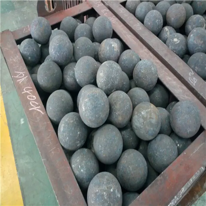 Bola de acero de fundición cromada, Bola de hierro fundido de alto manganeso/bolas de acero forjado, precio barato