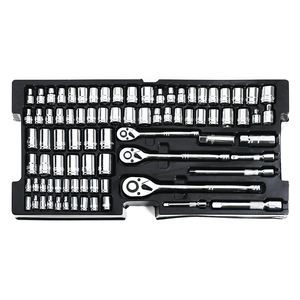 WORKPRO 408PC机械工具组3抽屉重型金属盒五金工具包 - Product Image 3