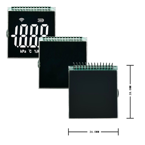 Benutzer definierte VA Negative 5V Weiße Hintergrund beleuchtung 7-Segment-LCD-Display Kein Controller erforderlich Bester Preis für LCD-Module