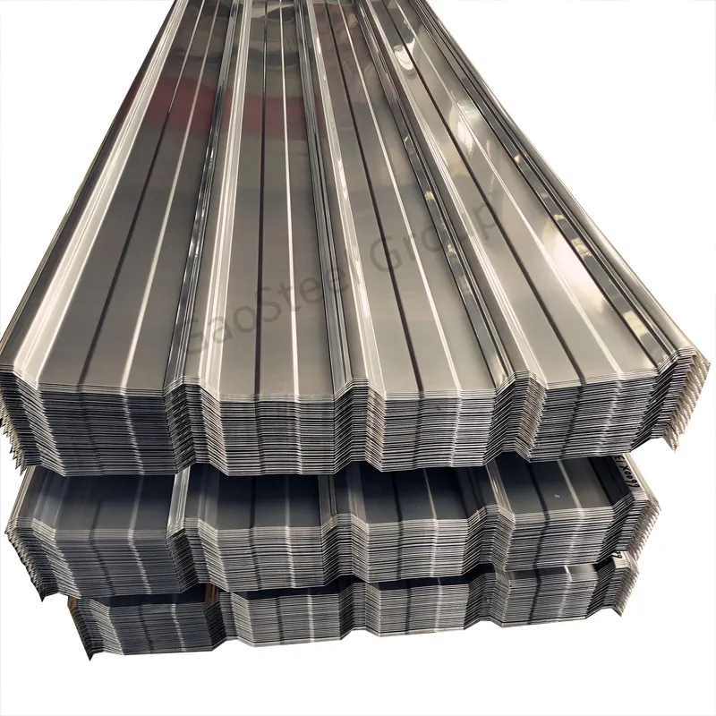 Vente en gros 6m galvanisé pas cher prix PPGI tôle de couverture en acier ondulé en aluminium tôle de couverture couleur zinc