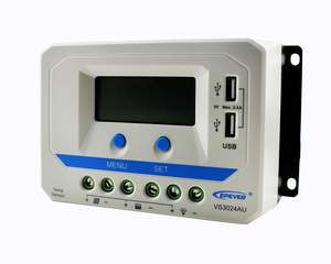 VS3048AU 30A 12V/24V/36V/48V PWM Solar panel laderegler mit LCD display 5VDC USB ausgang
