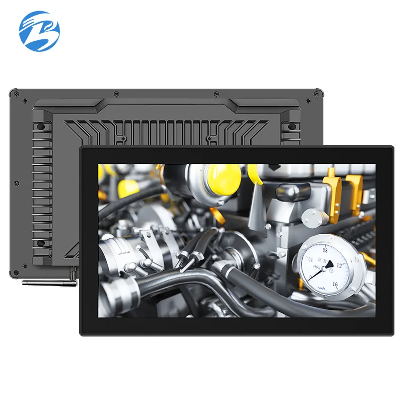 13.3 "PCAP dokunmatik ALL-IN-ONE bilgisayar IP65 entegre Panel PC RK3288 Android alüminyum saf düz