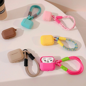 เคสหูฟังสายคล้อง3D สุดหรูสำหรับ Apple 4, เคสหูฟังเอียร์บัดพวงกุญแจสายคล้องป้องกันการสูญหายสำหรับ Apple 1 2 3 4 - Product Image 3