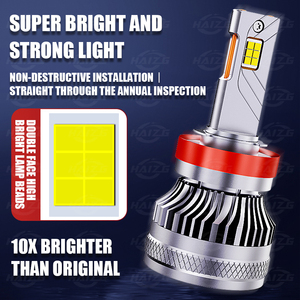 ไฟหน้ารถแบบ LED ชิป3570ไฟรถยนต์ IP68กันน้ำทรงพลัง - Product Image 4