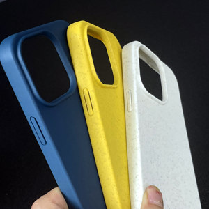 Özel Logo Compostable telefon kapak iPhone 14 için Pro geri dönüşümlü cep telefonu kabuk iPhone 13 için Pro Max biyobozunur telefon kılıfı - Product Image 3