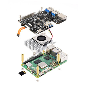 PCIe to USB 3.2 Gen1 / 2.5G ETH / M.2 NVMeアダプターラズベリーパイ5、サポートNVMeプロトコルM.2ソリッドステートドライブ - Product Image 3