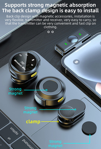 双Microfone J6微型无份翻领迷你领夹麦克风无线麦克风