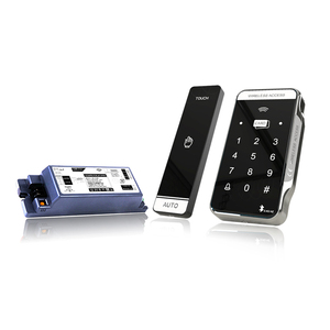 Sistema automático de acceso a la puerta Tarjeta de solución Control de contraseña Teclado Botón pulsador con cerradura eléctrica