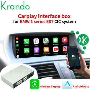 KrandoアップグレードワイヤレスApple CarplayインターフェースBMW F20 F30 F01 F45 F10 Android用自動デコーダーボックスリアビューカメラWiFi BT - Product Image 2