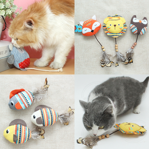 Varias formas Catnip Cat Toy Interactive Plush Cat Toys con cuerda - Product Image 5