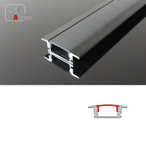 โปรไฟล์ LED สําหรับไฟ Cove โคมไฟเพดานแบบฝังโคมไฟอ้อมสําหรับ Drywall ใช้ที่อยู่อาศัยไฟช่องพลาสเตอร์ยิปซั่ม - Product Image 6