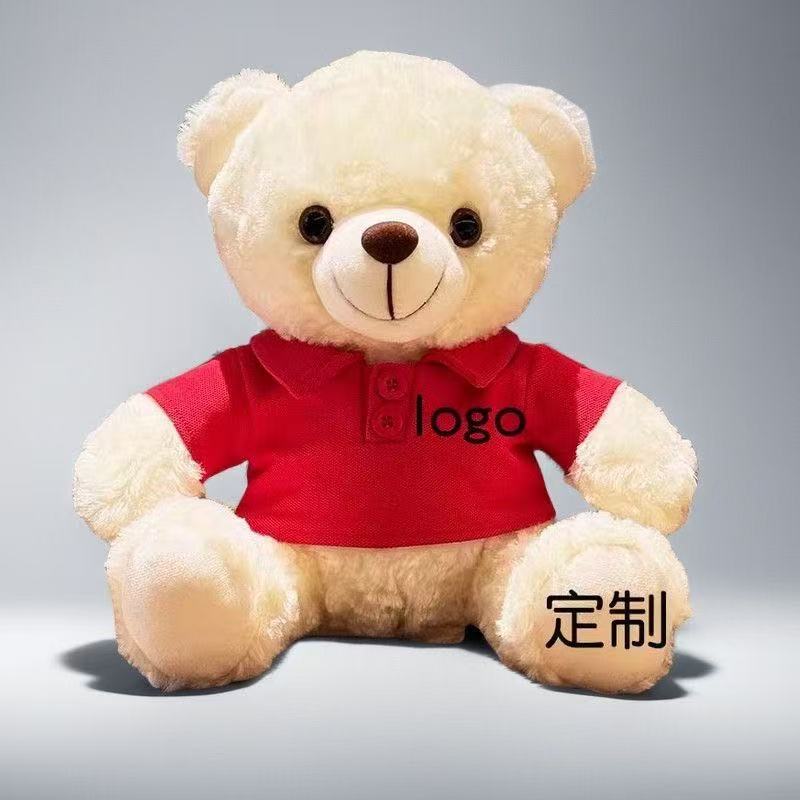 polo rouge-ours blanc
