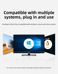 2-in-1 2500Mbps USB tip C için 2.5 Gigabit Ethernet RJ45 2.5G USB 3.0 kablolu adaptör kablosu harici Lan ağ Hub dizüstü PC için - Product Image 5